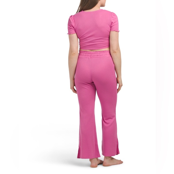 Honeydew Intimates 2 Piece Summer Lovin’ Lounge Set in Rhubarb Pink Size S NWT - Picture 2 of 12